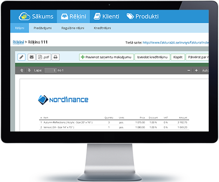 Bezmaksas rēķinu izrakstīšanas sistēma